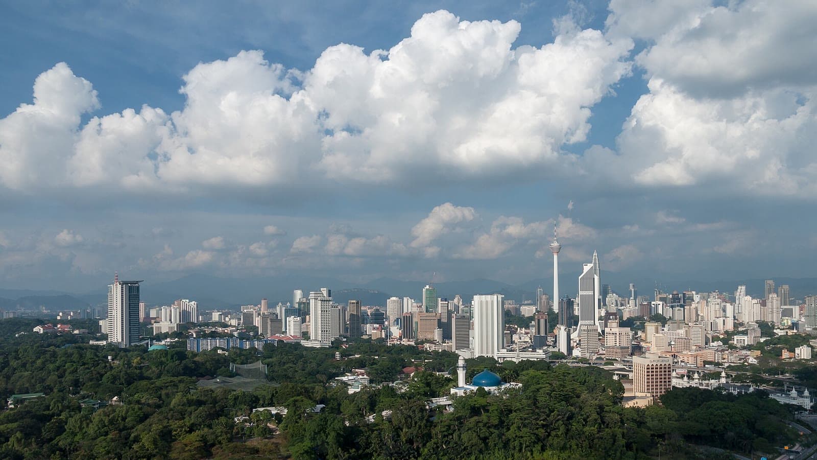The Kuala Lumpur skyline